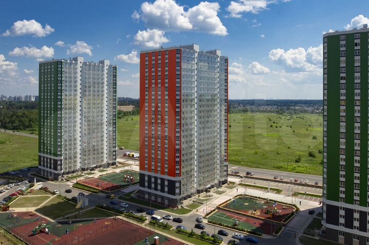 1-к. квартира, 48,4 м², 10/17 эт.