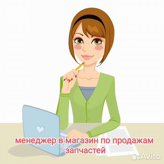Менеджер по продажам запчастей и бытовой техники