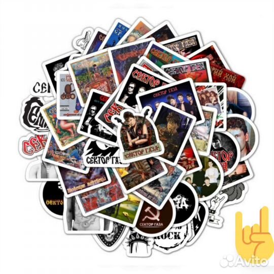 Наклейки Рок