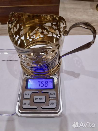 Подстаканник серебро