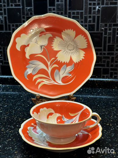 Антикварное коллекционное трио Бавария