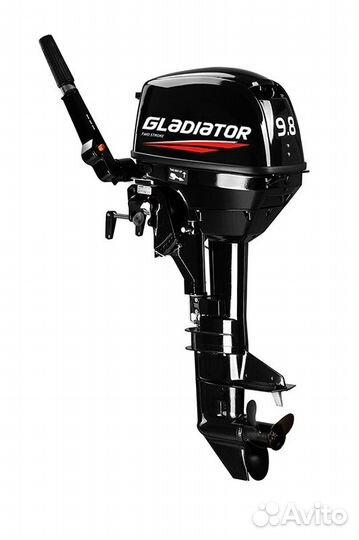 Лодка пвх sibriver тайм Мотор gladiator G 9.8 FHS
