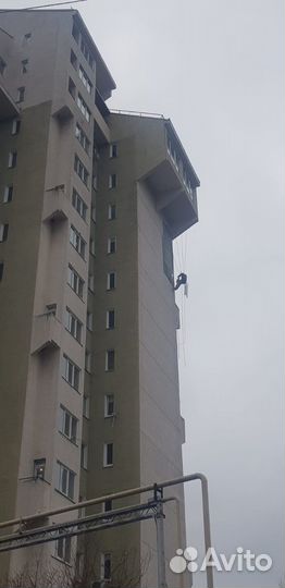 Черноморское высотные работы. утепление фасадов