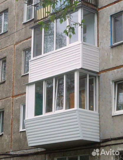 Остекление балконов пвх под ключ