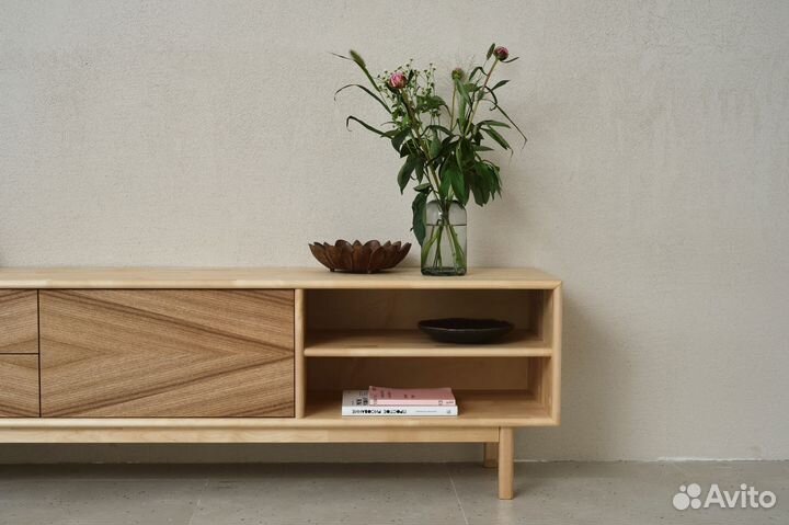 Тумба под тв Kyoto из массива дерева 200х51х40 см