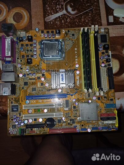 Комплект мать проц память