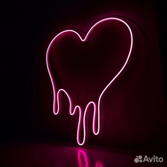 Неоновая вывеска для любимой половинки