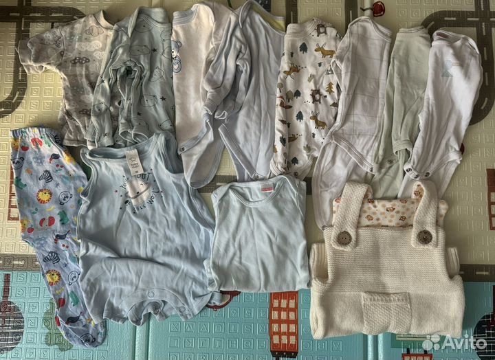 Вещи пакетом на мальчика 56 62 68