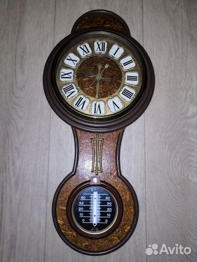Часы Маяк Кварц с термометром