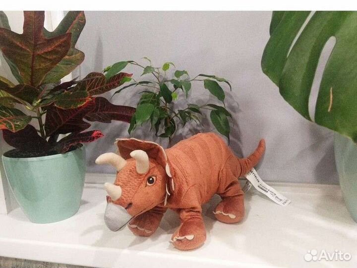 Детская игрушка IKEA Трицератопс динозавр