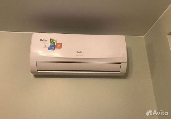 Сплит система с установкой