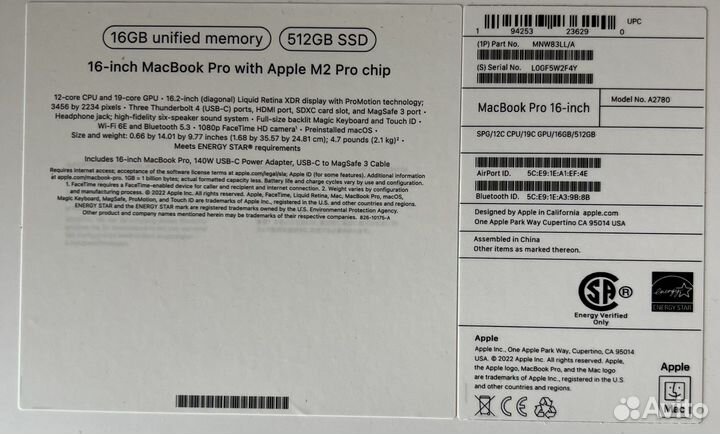 MacBook Pro 16 M2 Space Grey