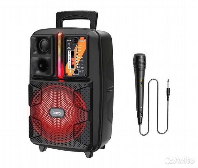 Блютуз колонка с FM - радио и микрофон