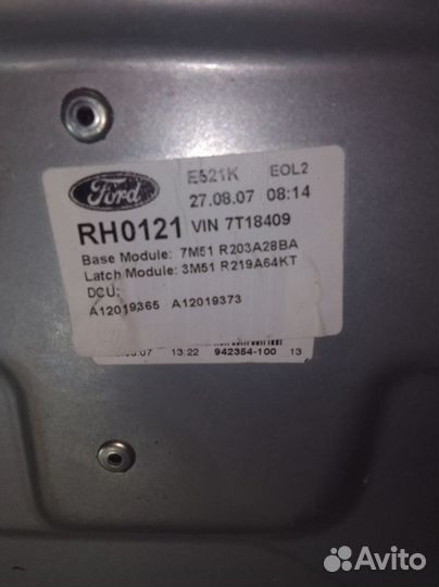 Стеклоподъемник электр. передний правый Ford C-MAX