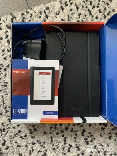 Электронная книга texet tb-720hd
