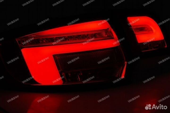 Фонари Audi A3 8P 08-12 5D Led красно-тонированные