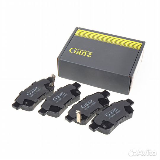 Колодки задние honda civic 4D 06- ganz GIJ09501