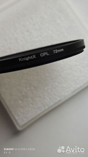 CPL фильтр KnightX на объектив