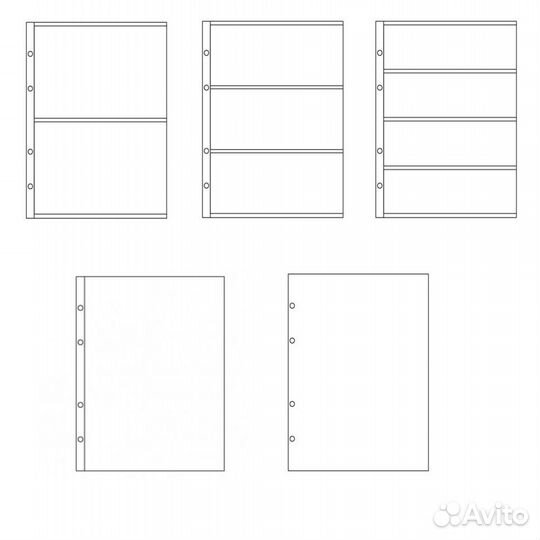 Стандарт оптима (Optima) альбомы для монет и листы