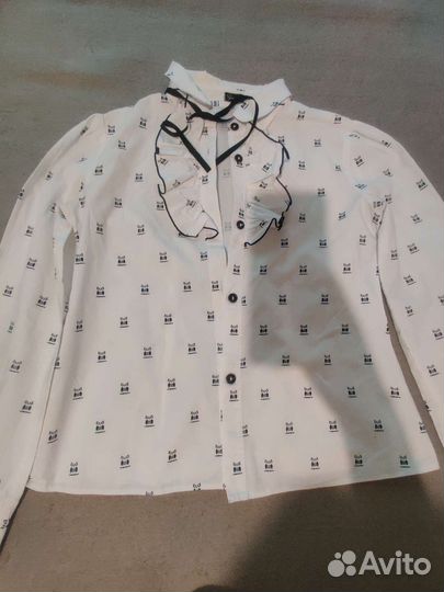 Рубашка школьная для девочки