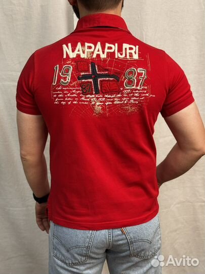 Мужская футболка-поло Napapijri (размер M)