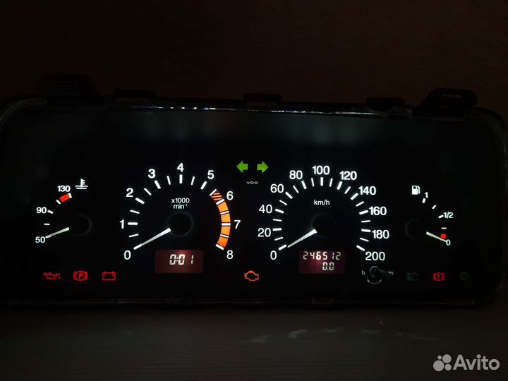 Приборная панель с пересветом ваз 2110-2112 2114