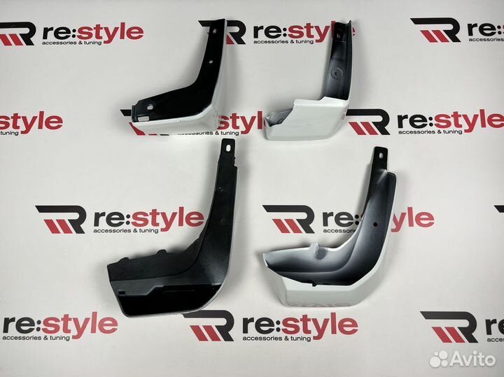 Брызговики Honda Fit 2014-2017г. Белые