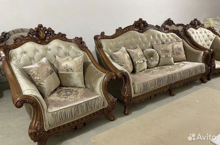 Диван и 2 кресла