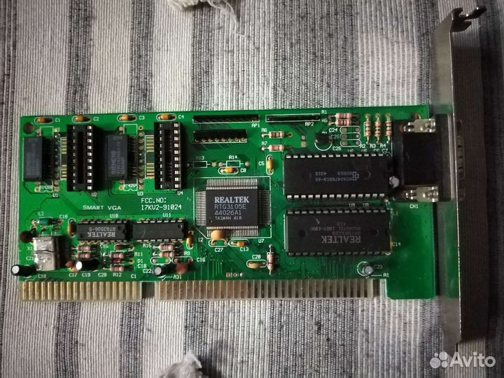 Видеокарта Realtek 256k ISA