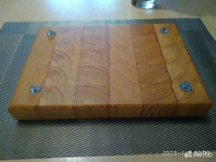 Доска разделочная торцевая