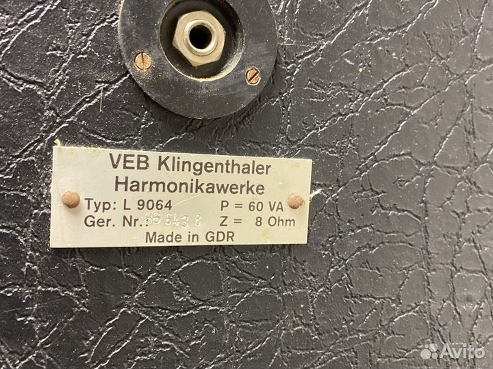 Акустическая система VEB гдр 1986г