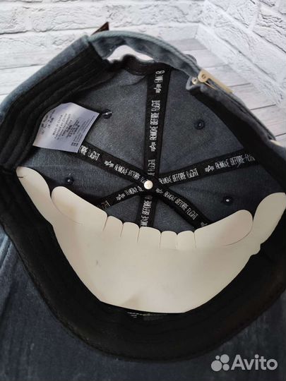 Alpha Industries новая синяя бейсболка оригинал