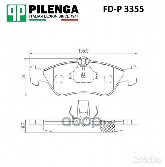 Колодки пер.mercedes sprinter 909 06 FD-P 335