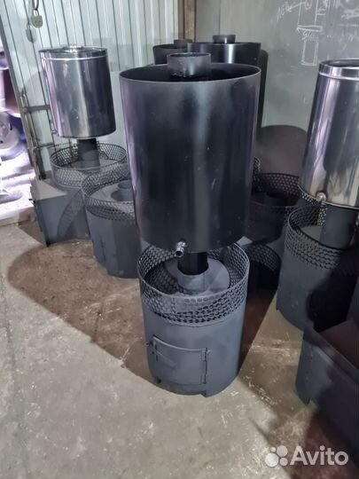 Печи банные из трубы