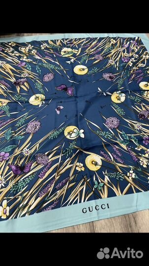 Шелковый платок gucci разные цвета