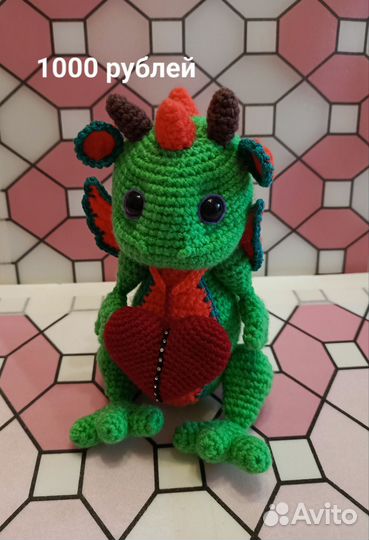 Вязаные игрушки ручной работы