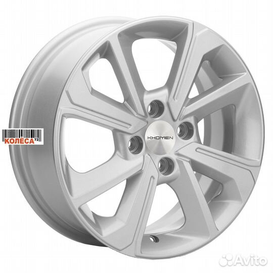 Khomen Wheels KHW1501 6x15 4x100 ET37 Dia60.1 F-Si