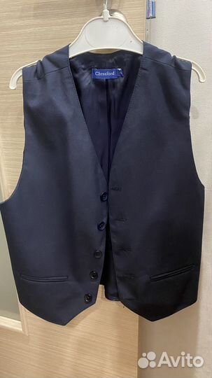 Жилетка для мальчика школьная 140