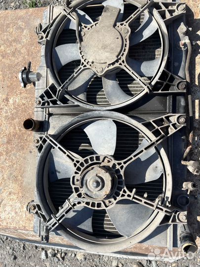 Радиатор основной диффузор Hyundai Accent