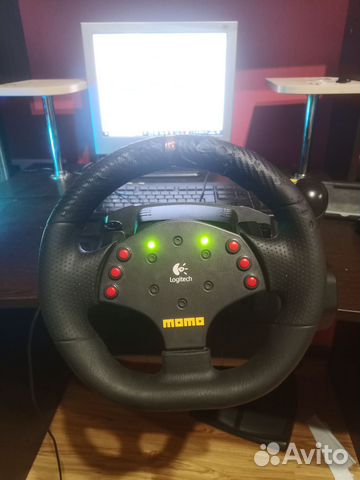 Руль logitech momo racing купить в Витязево | Электроника | Авито