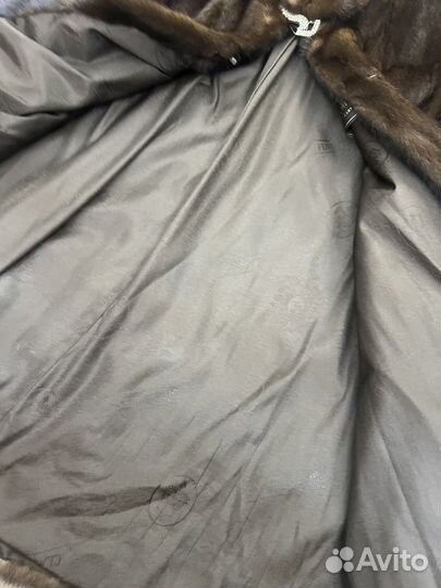 Шуба норковая новая ромашка