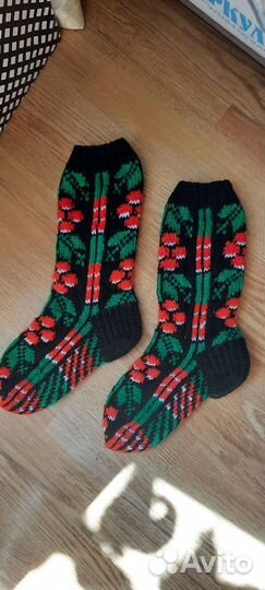 Носки вязаные