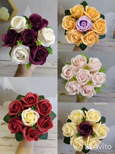 Букет комплимент из мыла