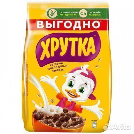Опт - Готовый Завтрак Хрутка Шоколадный 650г