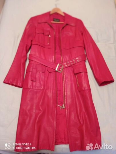 Кожаный плащ женский натуральная кожа