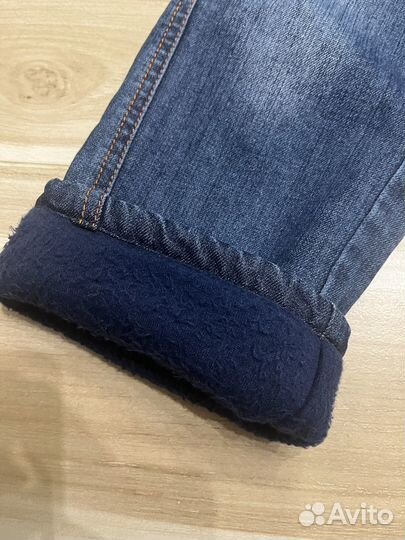 Джинсы утепленные для мальчика 116