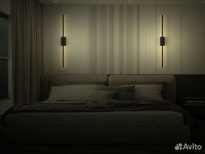 Светильник настенный Spada, бронза, 800мм