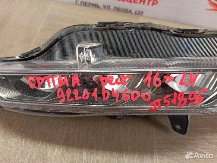 Туманка / дхо левая Kia Optima с 2018 года