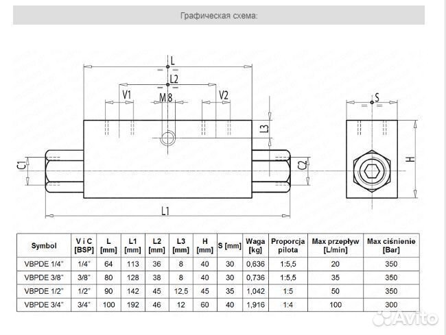 Гидравлический обратный клапан 