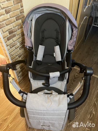 Коляска 2 в 1 эко кожа